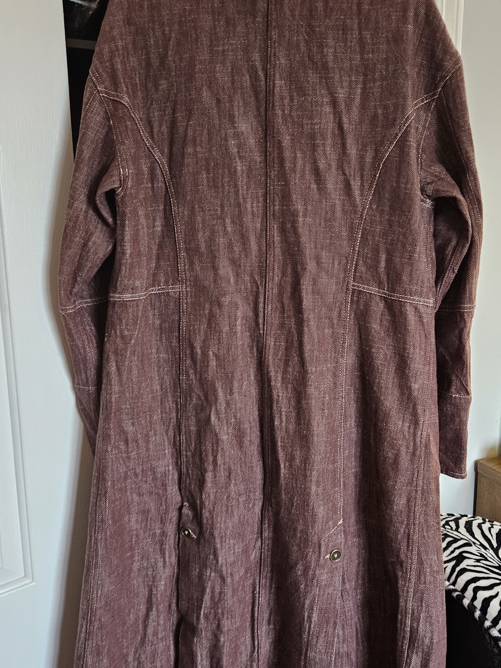 Free People BNWT Brown Micah Duster - Picture 3 of 11